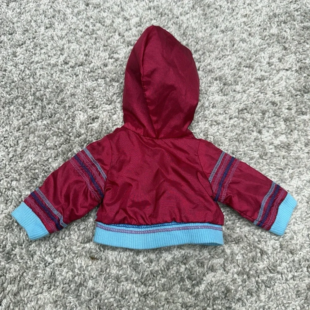 American Girl Doll size hooded jacket full zip‎